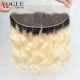 13x4 2T Ombre Color 1B/613 Body Wave Frontal,Virgin Human Hair 8A Top Grade